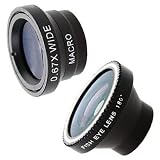 Patazon Camera Lens Kit for iPhone 4G 4S iPad Mobile Phones (Fish Eye Lens, Wide Angle, Micro Lens)