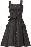 New Red Polka Dot HELL BUNNY 50s Gery Party/PromPinup Dress Size 14/L
