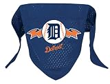 Detroit Tigers Pet Dog Baseball Jersey Bandana M/L