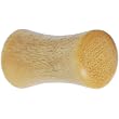 4 Gauge Organic Solid Crocodile Wood Saddle Plug