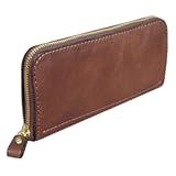 手作り鞄工房ヘルツ[HERZ]三方ファスナー長財布Y58 (ブラウン（チョコ）)
