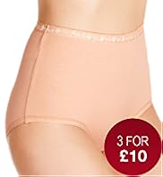 Jacquard Waist Full Brief