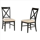 Cappuccino Atlantic Furniture Lexington Side Chair in Espresso (Set of 2)