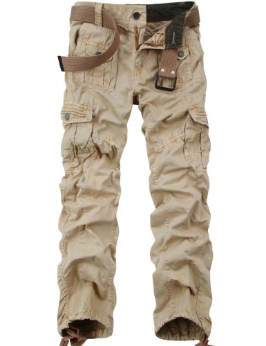 SSLR Men's Cotton Military-Style Army Cargo Pants