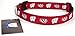 All Star Dogs Wisconsin Badgers Ribbon Dog Collar - Large