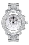 NEW! Aqua Master Men's #96 20-Diamond Skull Watch