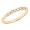 Pave Diamond Wedding Band Ring 10K Yellow Gold 4 (1/5cttw, H Color)