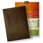 Holy Bible: King James Version, Brown, Bonded Leather book cover