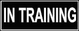 Dean & Tyler in Training Patches - Fits Small & Medium Harnesses - 5" Length By 1.5" - Made From High Quality Nylon with Velcro on the Back - Sells As a Pair - Made in Europe!!!