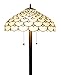 Amora Lighting AM012FL18 Tiffany Style Jeweled Floor Lamp, 18-Inch