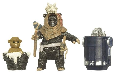 41iHZ TAfjL Star Wars The Leagacy Collection Ewoks Leektar and amp; Nippert Action Figure