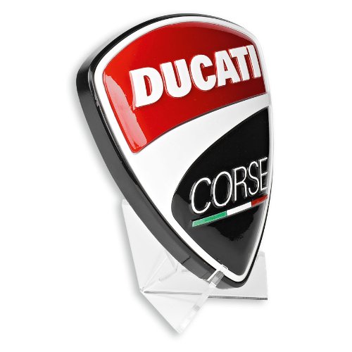 Ducati Corse Logo Mark Emblem Display Sign with Stand