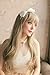 X&Y ANGEL New Fashionable Cute Long Full Healthy Wavy Kanekalon Wigs K888 Blonde
