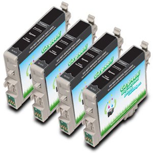 Epson T060120 Compatible Remanufactured Combo Pack - 4 Black Ink Cartridges