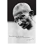 Mahatma Gandhi Live And Learn Quote 24x36 Poster