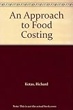 An approach to food costing