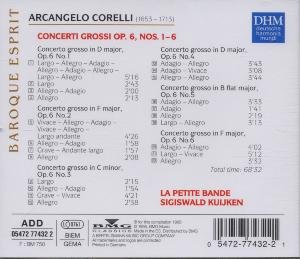 Corelli: Concerti Grossi op. 6/1-6 under Corelli, Arcangelo in The Music Store
