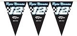 NASCAR Ryan Newman #12 25 Ft. Party Pennant Flag Set