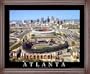 Aerial view print of Atlanta Braves Turner Field