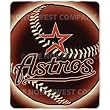 HOUSTON ASTROS Lightweight Fleece Blanket Throw (Measures Approx. 50 x 60) MLB