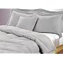 Microsuede Full/Queen 3-Piece Duvet Set, Gray