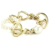 Kenneth Cole New York Goldtone And Glass Pearl