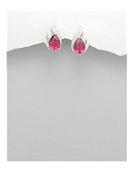 CZ Earrings In 92.5 Sterling Silver