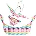 Build-A-Bear Workshop Rainbow Dot Bikini & Sarong Outfit 3 pc.
