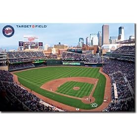Minnesota Twins (Target Field) Sports Poster Print - 22x34