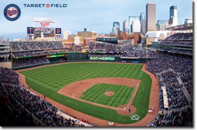 (22x34) Minnesota Twins (Target Field) Sports Poster Print