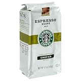 Starbucks Espresso Roast Coffee, Ground, 12-Ounce Bags (Pack of 3)