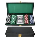 Poker Set + Karten + Chips + Koffer
