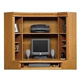 Sauder Orchard Hills Small Corner Computer Desk Hutch