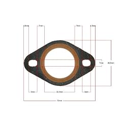 Auspuff Kr�mmerdichtung flach massiv