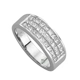14K White Gold Diamond Wedding/Anniversary Band - 1.00 Ct.