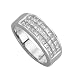 14K White Gold Diamond Wedding/Anniversary Band - 1.00 Ct.