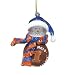 Illinois Fighting Illini NCAA Striped Acrylic Basketball Snowman Ornament (2.5)