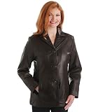 Columbia Sportswear Women's Three-Button New Zealand Lamb Leather Blazer at ShopNBC