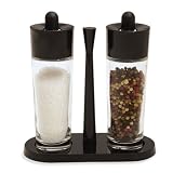 Kuhn Rikon 3-Piece Salt Set Black