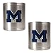 Michigan Wolverines NCAA 2pc Stainless Can Holder Set by Great American Products