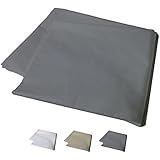 Body Pillowcase, 400 Thread Count, 100% Cotton, Non-zippered Cover for Your 20 x 54 Body or Pregnancy Pillow, Gray