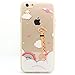 iPhone 6 Case, iPhone 6s Case, JAHOLAN Amusing Whimsical Designs Clear TPU Soft Case Rubber Silicone Skin Cover for Normal 4.7 inches iPhone 6/6s - Cartoon Giraffe