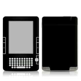 Solid State Black Design Protective Decal Skin Sticker for Amazon Kindle 2 E-Book Reader (Version 2.0)