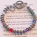 Message of Love Jewelry Mother's Color Bracelet