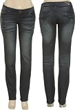 TWELVE K Stretch Distressed Straight Leg Jeans [TK1037B]