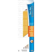 Paper Mate Mirado Classic Cedar Pencils, 6 #2 Pre-Sharpened Pencils(5860)