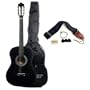 Austin Bazaar 38" Black Acoustic Guitar Set