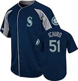 Ichiro Suzuki Seattle Mariners Navy Double Play Jersey