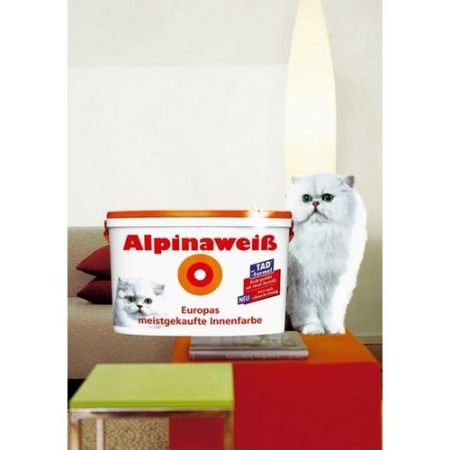 ALPINA Farbe »Alpinaweiß«, weiß matt 10 Liter