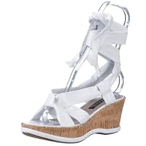 Jouer Le Style JE0604, Damen Sandalen, weiss (bianco)